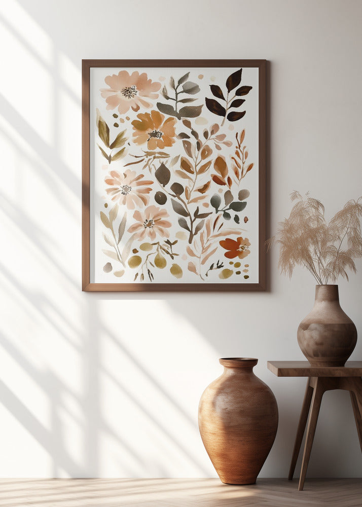 Pastelflowercollection Poster