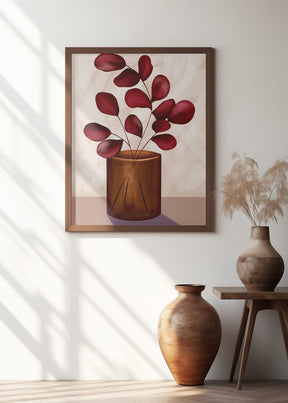 Autumn vase Poster