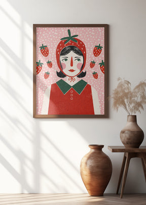 Strawberry Girl Poster