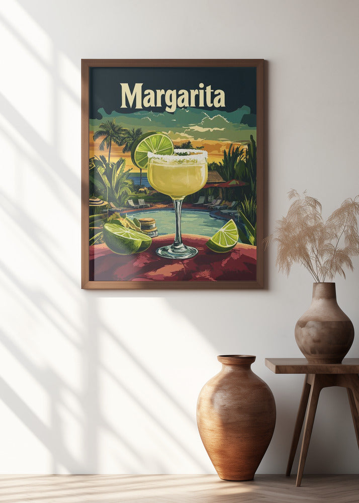 Margarita Vintage Poster