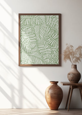 Green Foliage Poster