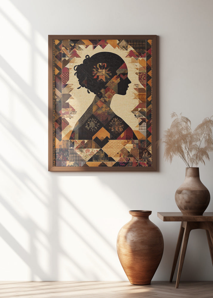 Patchwork Muse Poster