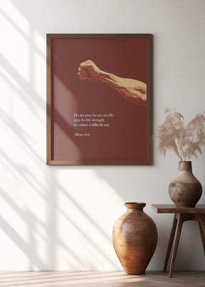 Bruce Lee Quote Poster