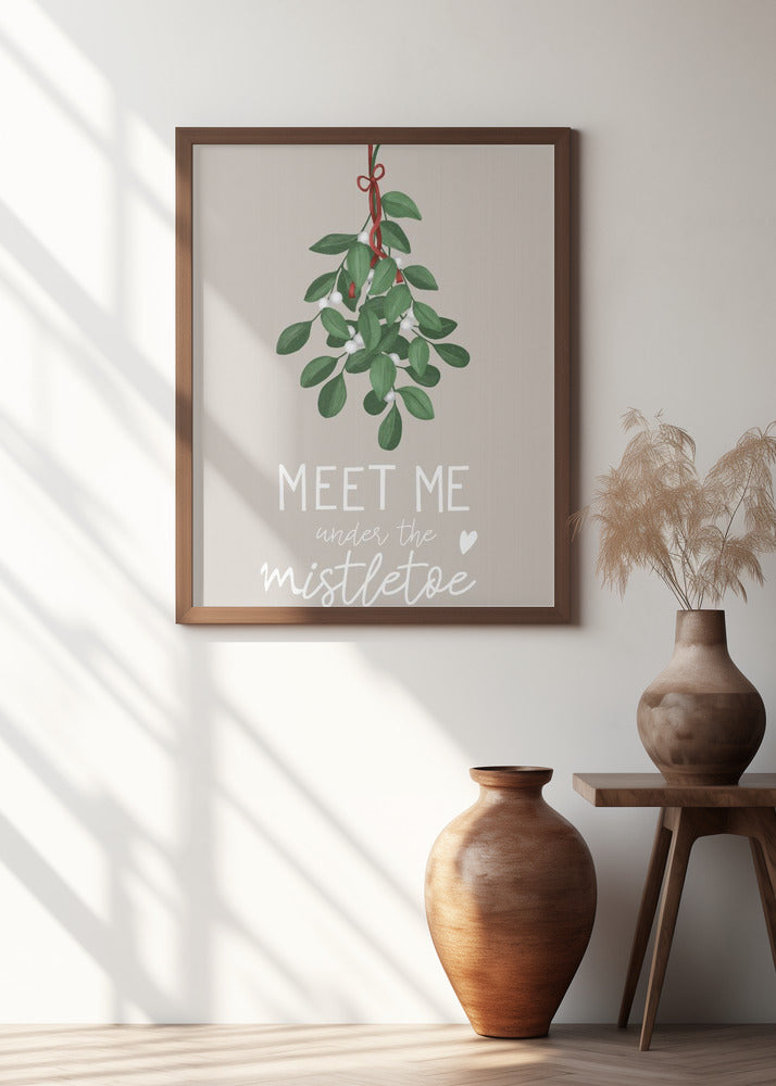 Meet me under the mistletoe Poster