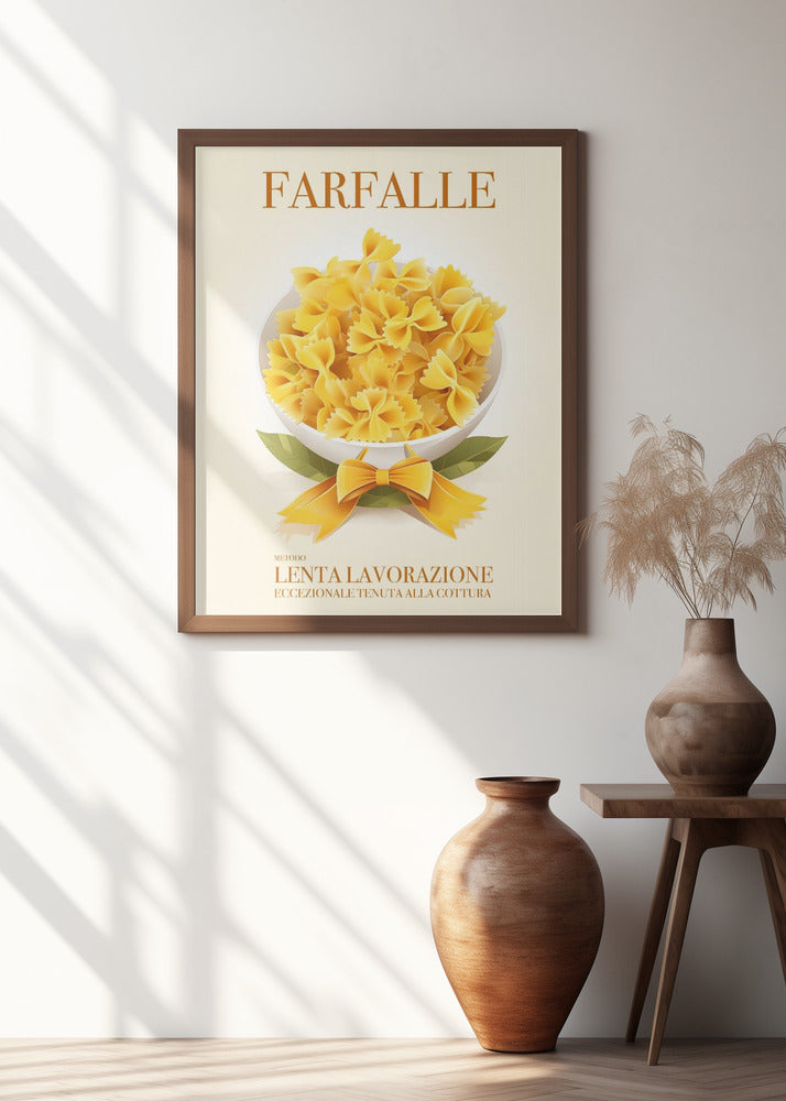 Pasta Farfalle Poster