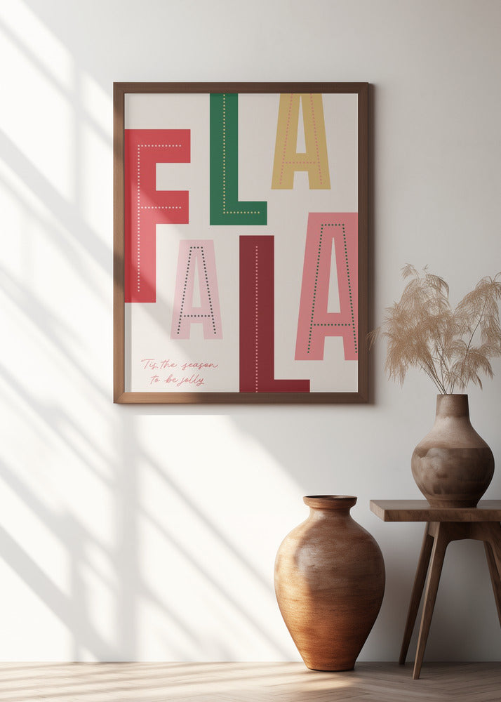 FaLaLa Christmas Season Poster