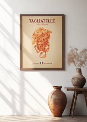 Tagliatelle Pasta Italiana Poster