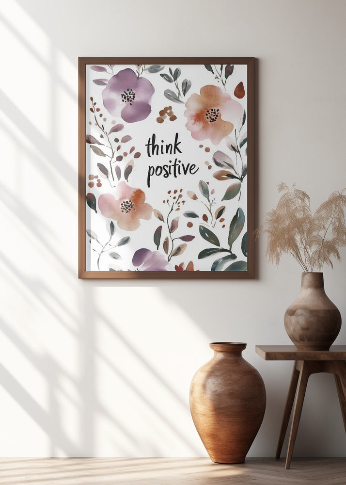 Think Positive Poster