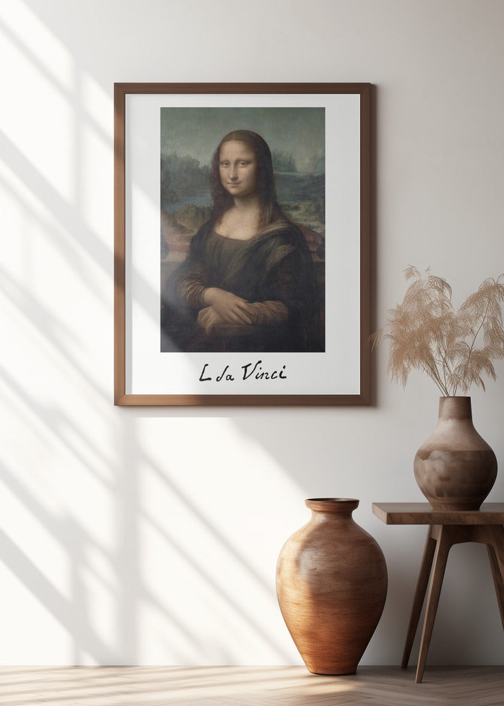 Mona Lisa Del Giocondo Signature (1503–1506) Poster