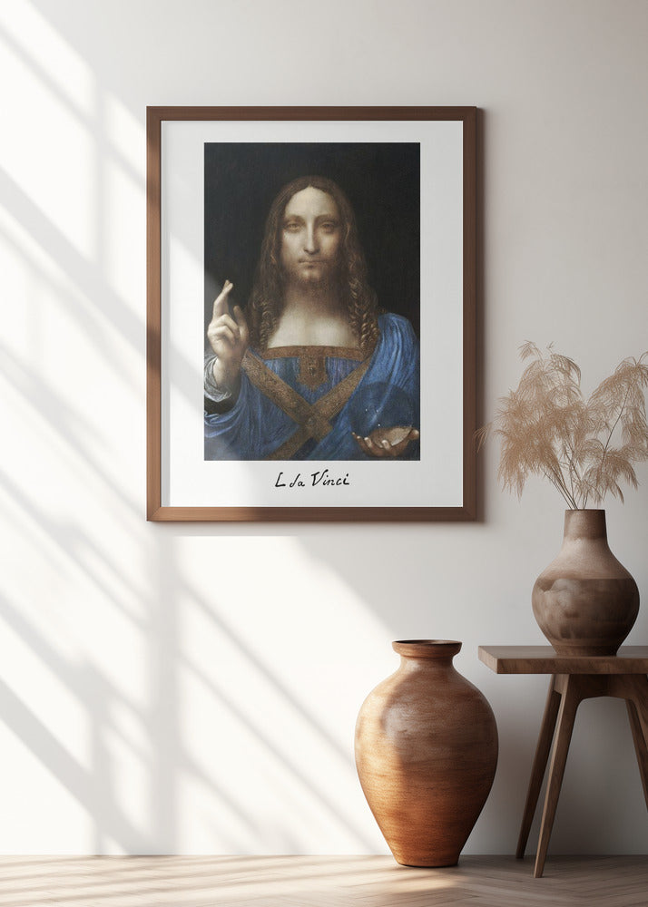 Salvator Mundi (circa 1500) Poster