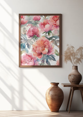 Blooming Peony  (7) Poster