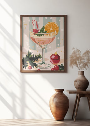 Christmas Cocktail Poster