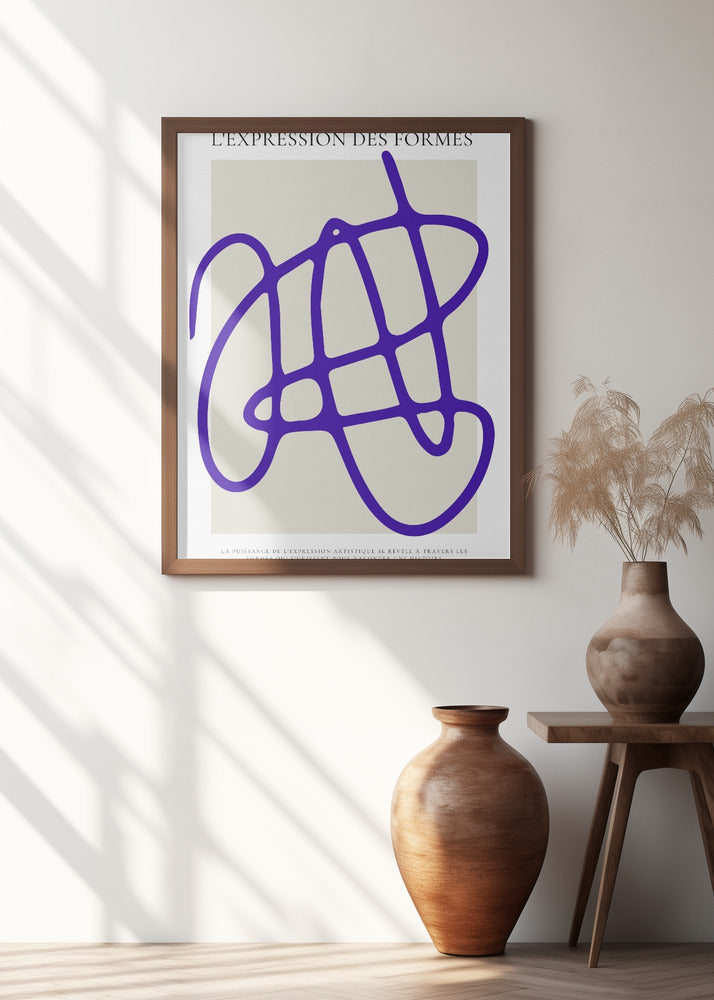 SIGNATURE ABSTRAITE Poster