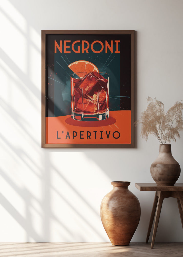 Negroni L&#039; Apertivo Poster