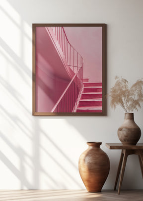 Plum Steps | Architectural Minimalism Poster