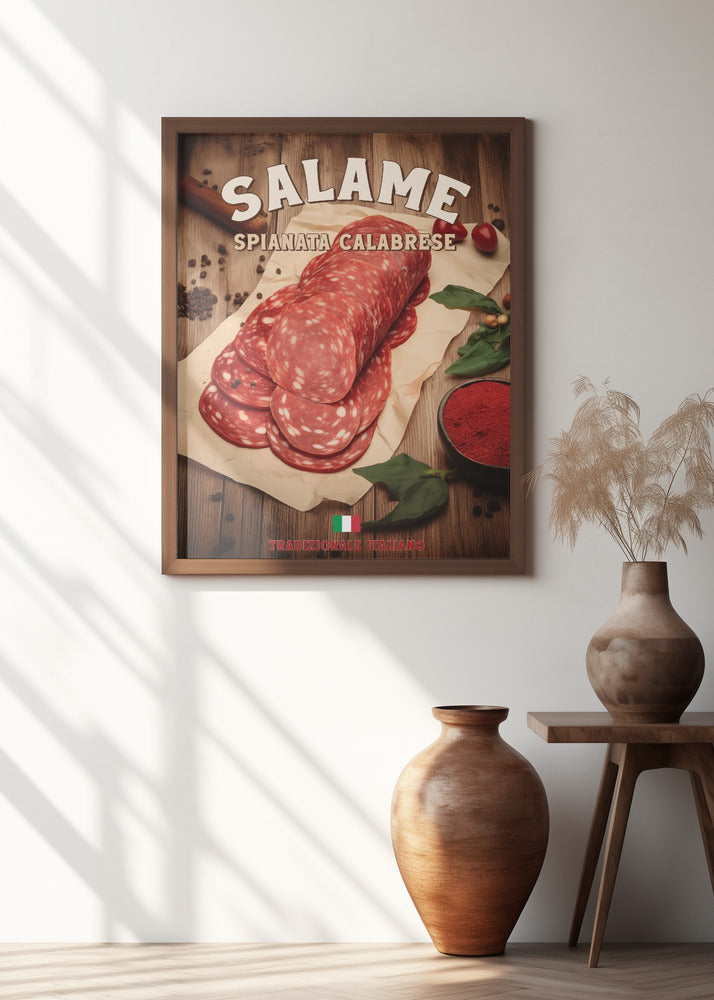 Salame Spianata Calabrese Poster