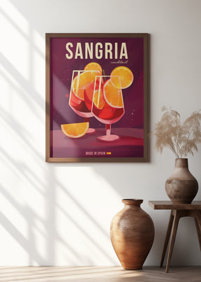 Sangria Cocktail Poster