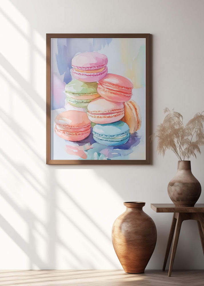 Colorful Macaron Poster