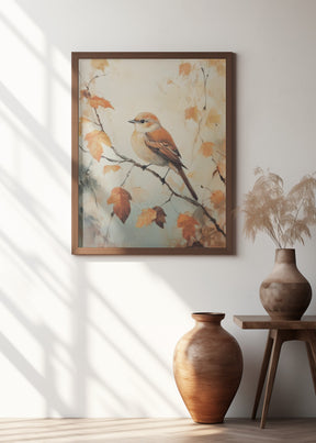 Autumn Bird Poster