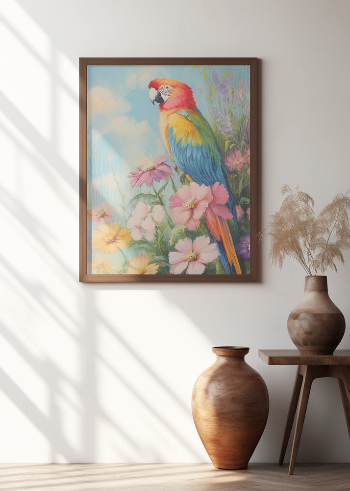 Colorful Parrot Poster