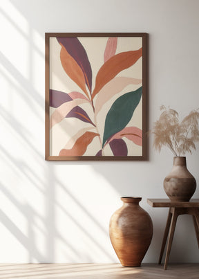 Abstract Plants Poster