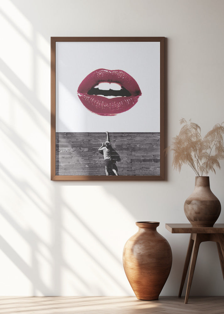 Curious Lips Poster