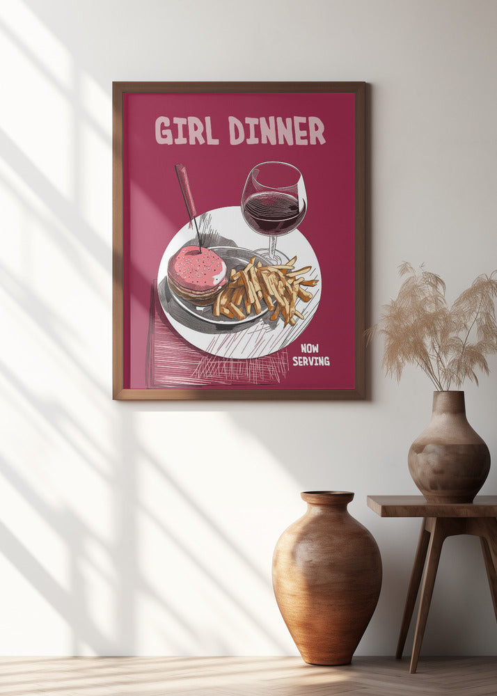 Girl Dinner No 4 Poster