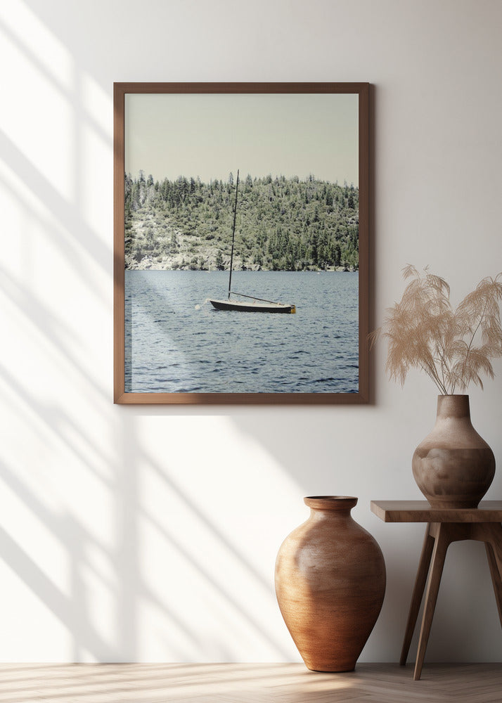 Boat On Pinecrest Poster