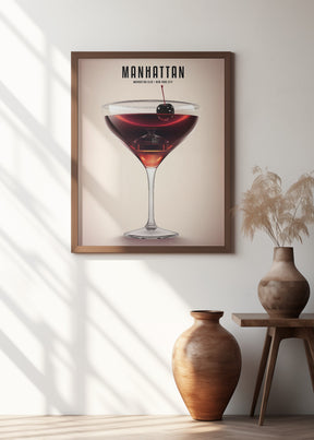 Manhattan Cocktail Poster