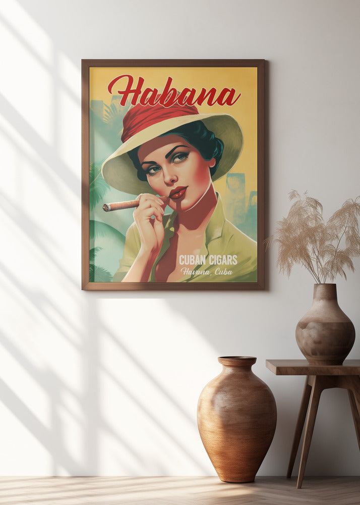 Habana - Cuban Cigars Poster