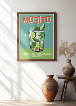 Mojito Cocktail Poster