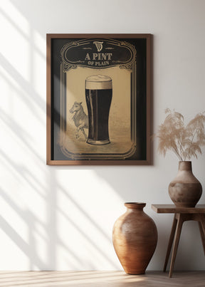 A Pint of Plain Poster