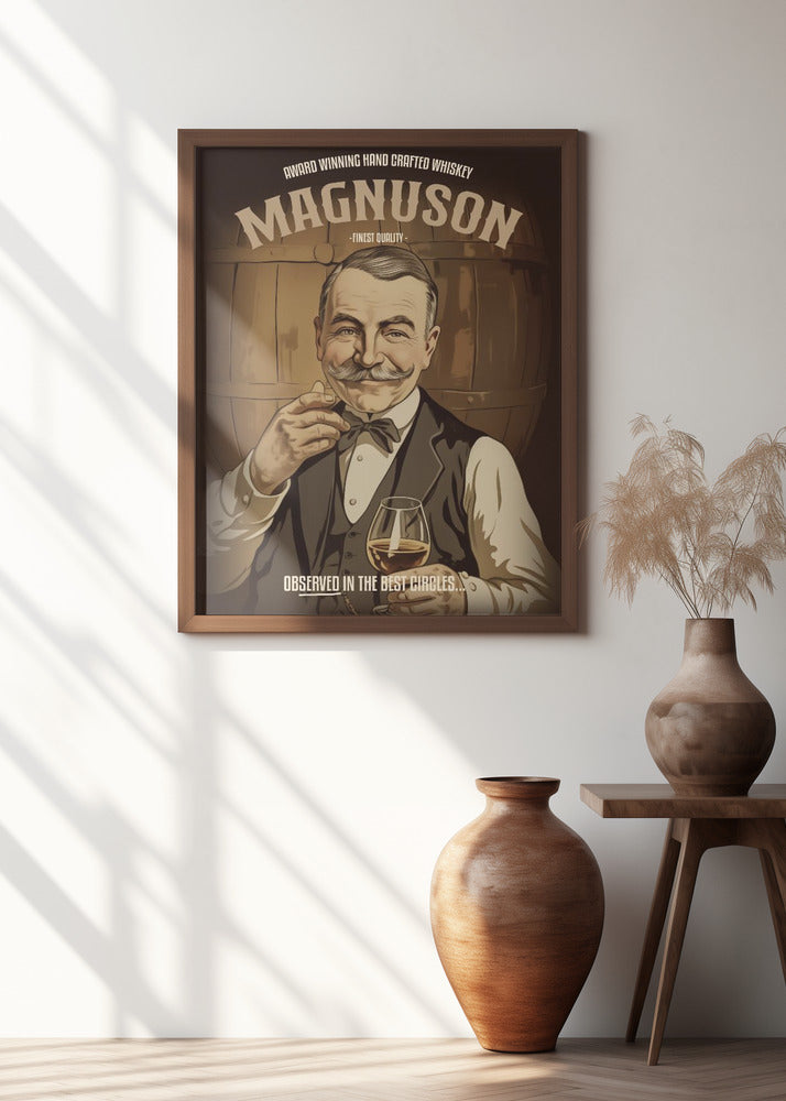 Magnuson Whiskey Poster