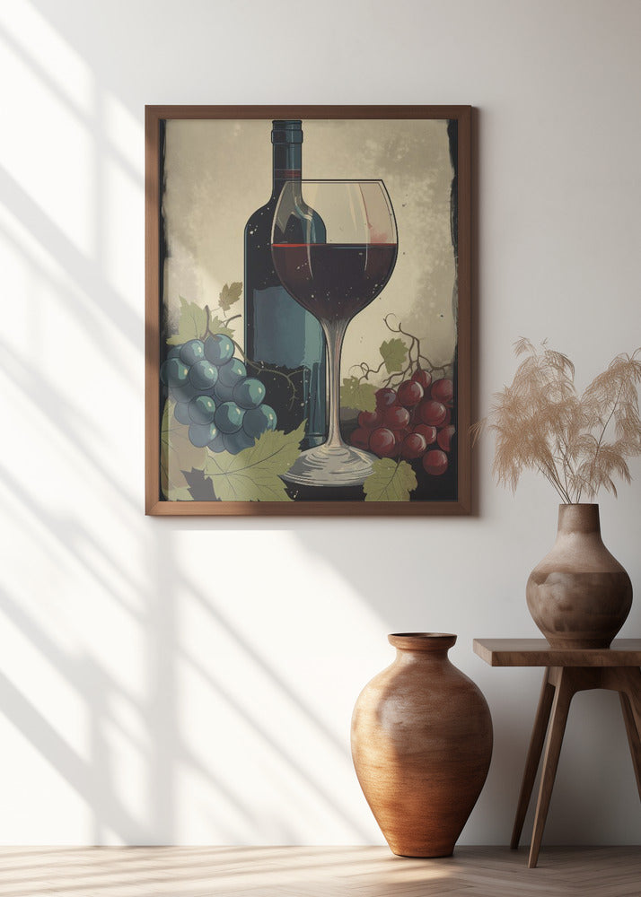 Red Red Wine No 4 Poster