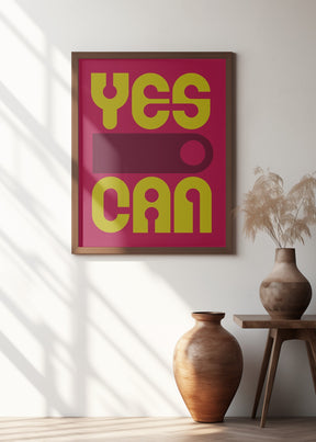 Yes I Can Poster