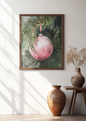 Christmas Bauble No 3 Poster