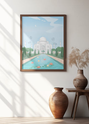 Taj Mahal, India Poster