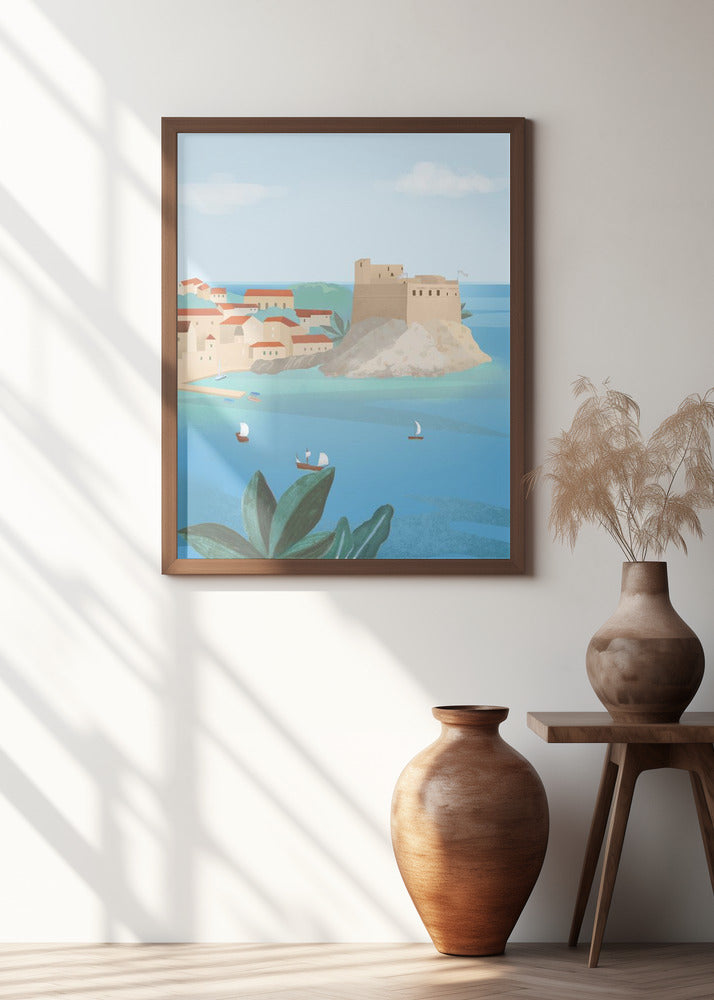 Dubrovnik Fortress Poster