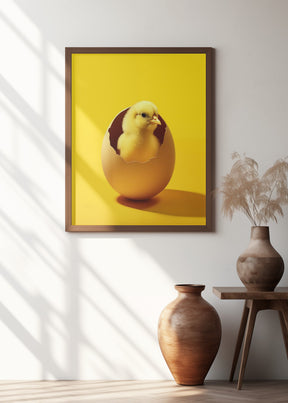 Yellow Chicken Poster