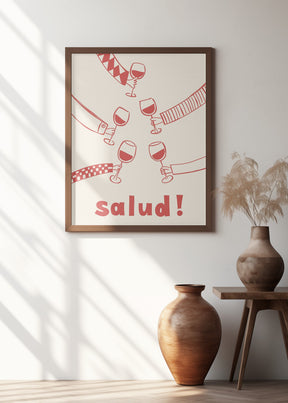 Salud! Wine Party with Friends Poster