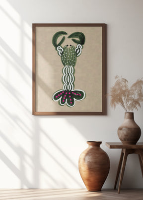 GREEN LOBSTER Poster