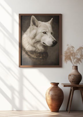 Wolf Portrait Poster