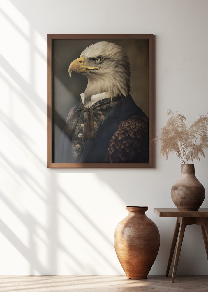 Bald Eagle Portrait Poster