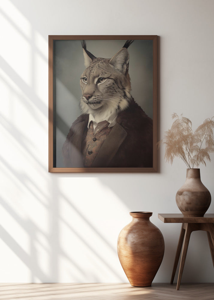 Lynx Portrait Poster