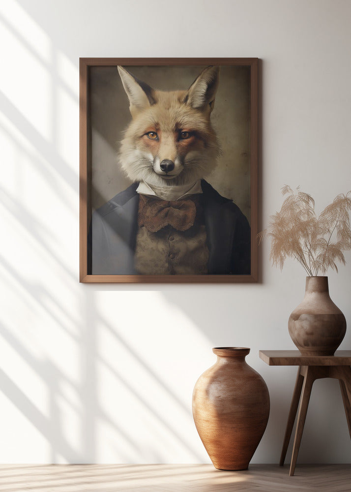 Fox Portrait Poster