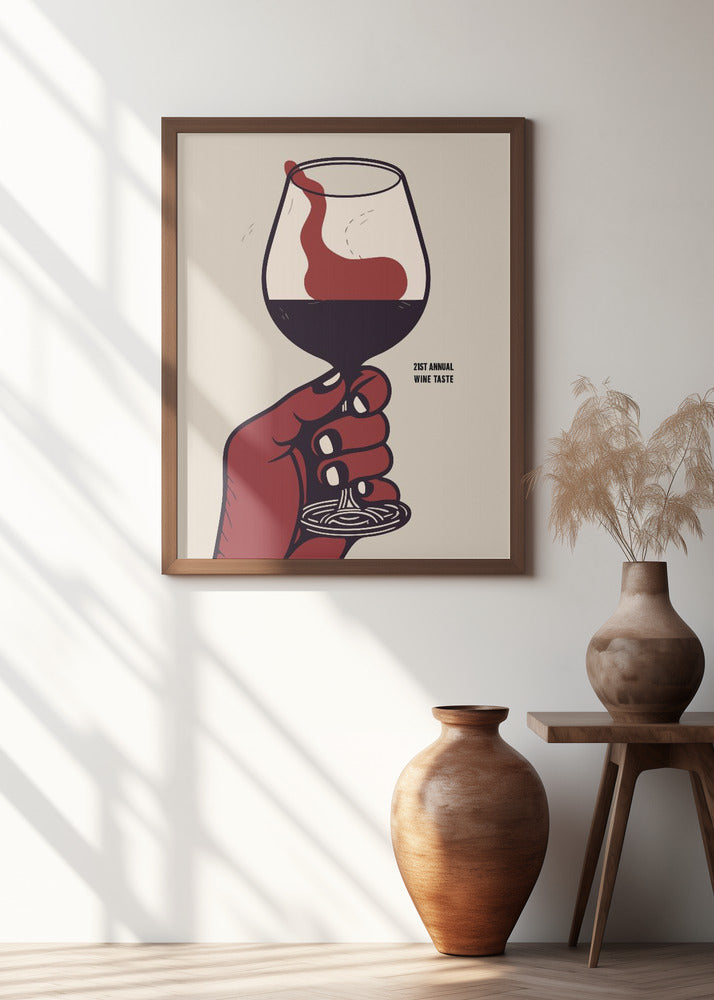 21st Annual Wine Taste Poster