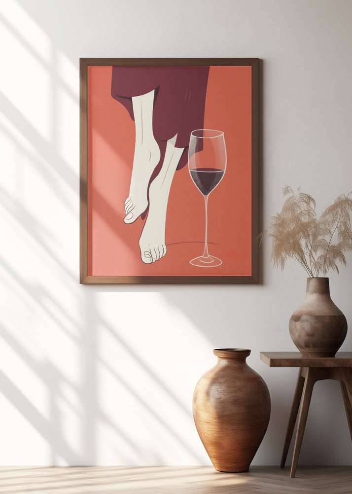 Wine and Dancing Poster