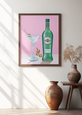 Martini Cocktail Poster