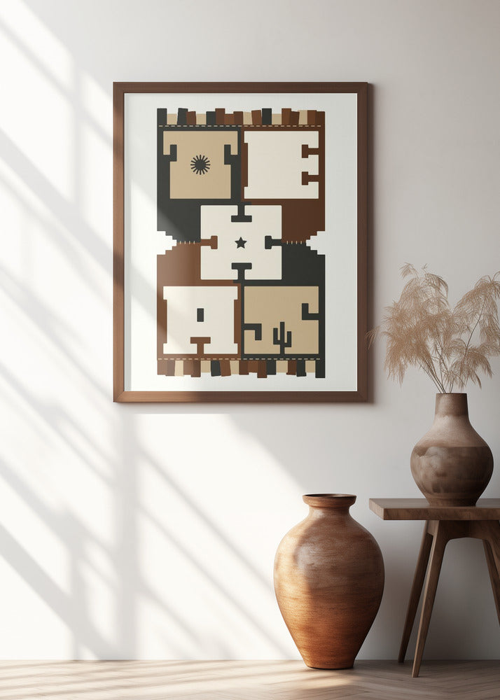 Carpet Texas wall art Poster