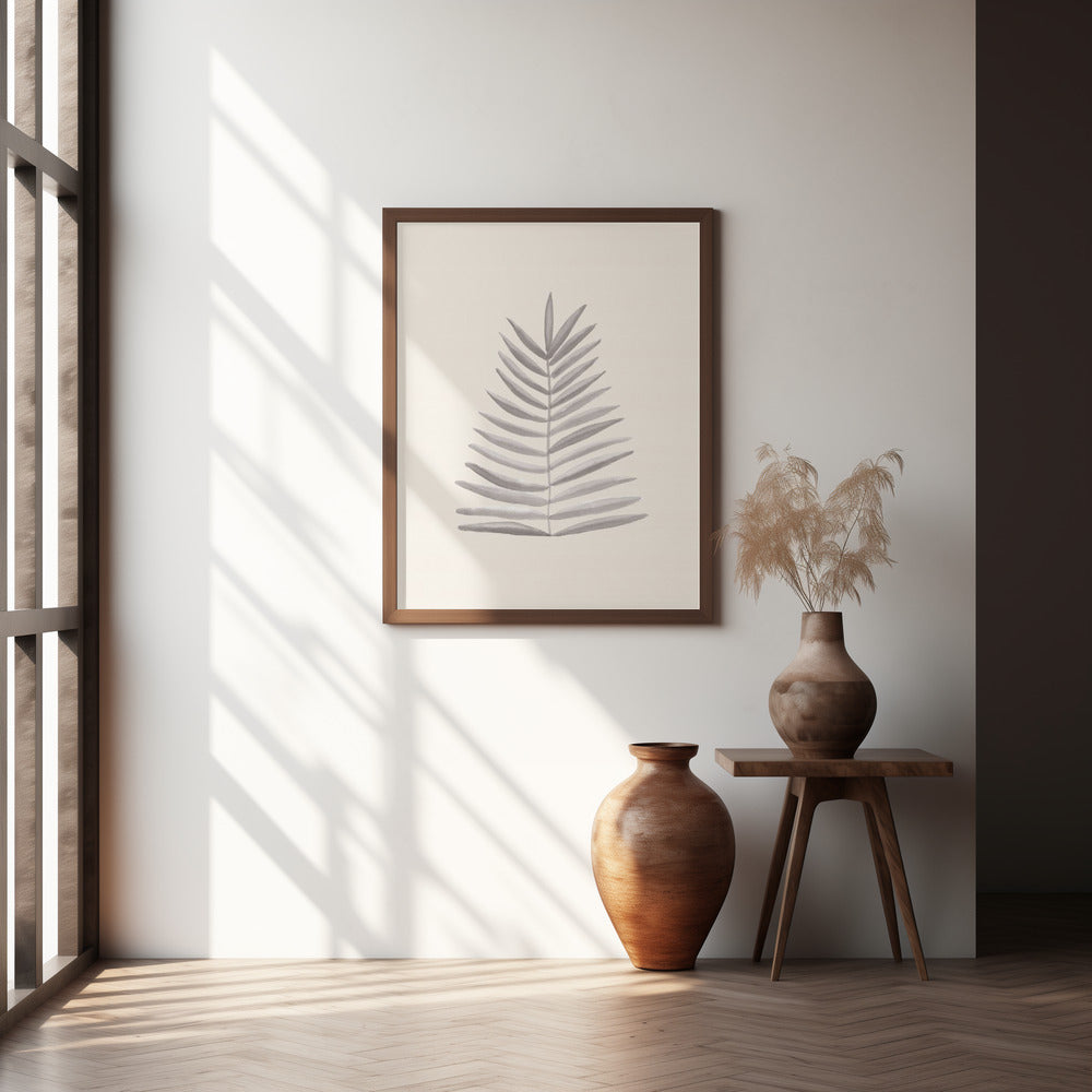 Palm Leaf Ink Poster